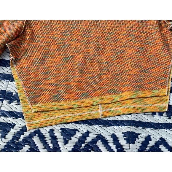 NWOT Free People Sunny Days boho retro Knit Mock Turtleneck Sweater sz XS - Picture 7 of 9